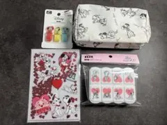 《新品》ディズニー 101匹わんちゃん グッズ ポーチ ファイル 4点 セリア