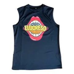 ELDORESO ノースリーブ ランニングシャツ ブラックのサムネイル