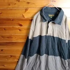 Timberland　ティンバーランド　ポロシャツ　ラガーシャツ　刺繍　XL