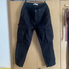 ZARA カーゴパンツ ブラック メンズのサムネイル