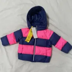 Ralph Lauren フード付きダウンコート ネイビー・ピンク
