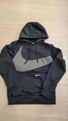 Nike フード付きパーカー 黒/グレー