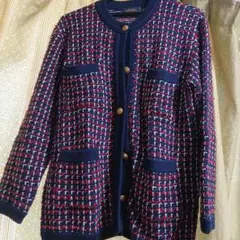 relume チェック柄カーディガン