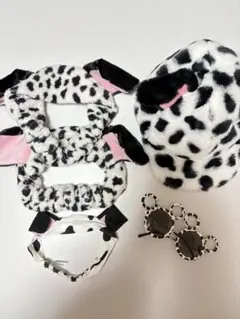 ディズニー ダルメシアンまとめ売りヘアバンド帽子 サングラス 101匹わんちゃん