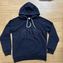GAP ギャップ　40周年　ネイビー ロゴ フード付きパーカー