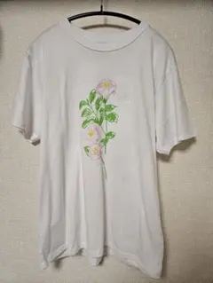 PERSONAL EFFECTS FLOWER TEE ホワイト S