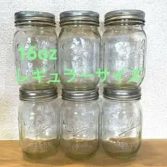 Ball 16oz メイソンジャー　クリアー6個　レギュラーマウスのサムネイル