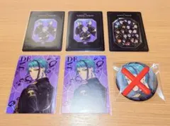 ツイステ　ポップアップショップ　オーロラカード　缶バッジ　ジェイド