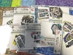 ジョジョの奇妙な冒険　一番くじ　k賞　j賞　ステッカー　タオル　コンプ