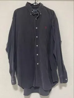 Ralph Lauren ダークグレー シャツ