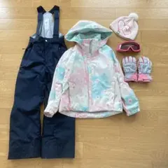 デサント DESCENTE スキーウェアセット 女の子 130 ピンク 小学生