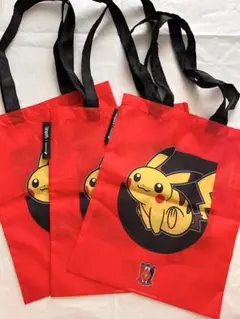３枚セット　エコバッグ　Ｊリーグ　浦和レッズ　ポケモン
