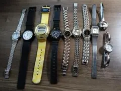 A-32【ジャンク】CASIO CITIZEN 他時計まとめ
