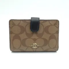 COACH コーチ シグネチャー 折り財布 F23553 レディース ブラウン