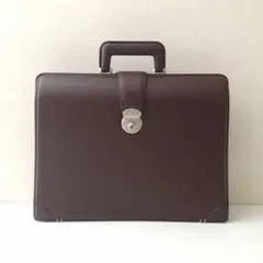 ダックス/ダレスバッグ ビジネスバッグ ドクターズバッグ 鍵付 自立可能 本革