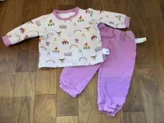 ユニクロ　UNIQLO キルトパジャマ　ディズニー　100cm