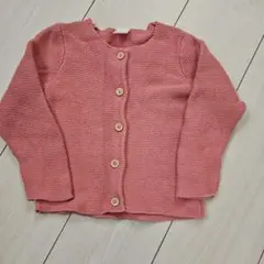 くすみピンクカーディガン