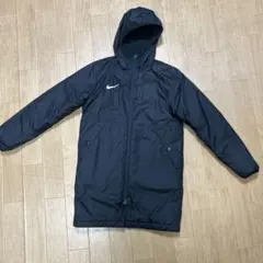 Nike ブラック ベンチコート フード付き　150〜160cm