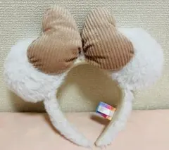 ミニーちゃん　ホワイト　カチューシャ