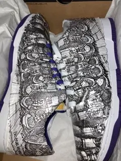 NIKE Dunk Low SE ホワイト/バイオレット 27cm