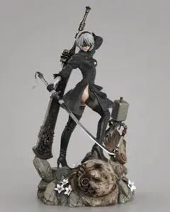 ニーア オートマタ 2B 1/6 フィギュア ガレージキット 未塗装未組立 2