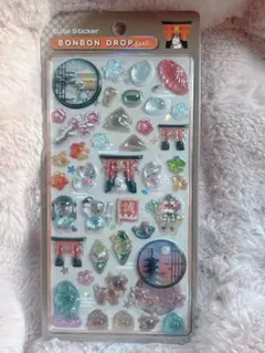 最安本日限定ボンボンドロップシール　 和柄 古都 (国内正規品)