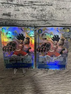 ONE PIECE カード コミパラ ルフィ 日本語版 英語版 2セット - メルカリ