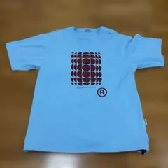 WISH FOR EVER Tシャツ ライトブルー ドローコード付き