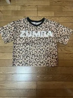 ZUMBA レオパード柄 メッシュ Tシャツ　Sのサムネイル