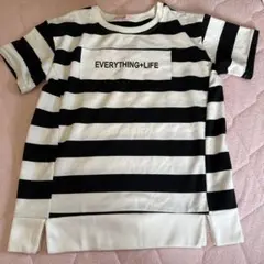 ストライプ柄 Tシャツ EVERYTHING+LIFE