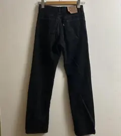 USA製 古着 90's リーバイス 501 ブラック デニム スーパーブラック