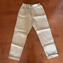 【新品】ユニクロ　ストレッチチノパン ベージュ 160
