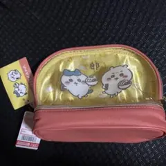 ちいかわ　しまむら　2段ポーチ　ハチワレ