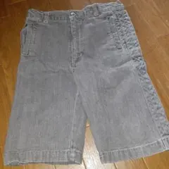 COMME CA ISM グレー ハーフパンツ