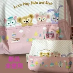 ディズニーシー ダッフィー&フレンズ ポーチ シェリーメイ ジェラトーニ