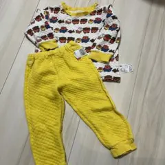 ユニクロ　ミッフィー　キルトパジャマパジャマ上下セット 90cm