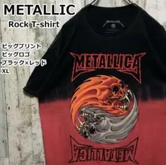 【入手困難】METALLICA メタリカ ビッグロゴ 黒赤 XL バンドTシャツ