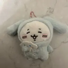 ナガノフレンズ×サンリオキャラクターズ ちいかわシナモン キーホルダー