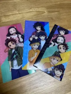 鬼滅の刃マルチクリアファイル3枚