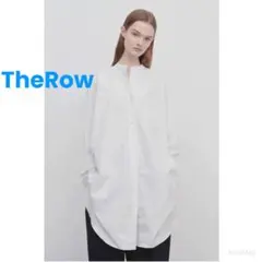 美品THE ROW ザロウ シャツワンピース ホワイト マキシ丈長袖 - メルカリ