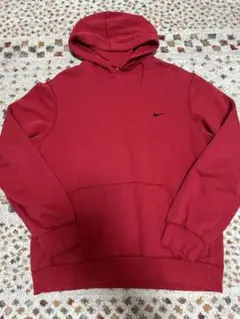 Nike レッド フード付きパーカー Lサイズ