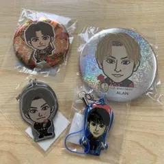 白濱亜嵐缶バッチ　メタルキーホルダー　日本製クリーナーセット