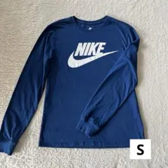 【美品】NIKEロングスリーブTシャツブルーSのサムネイル