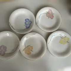 香蘭社 有田焼 花柄 プレート 5枚セット 金彩 - メルカリ