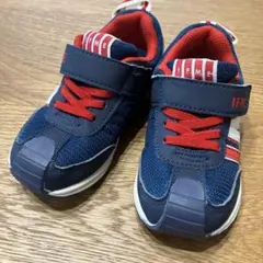 IFME スニーカー ネイビー/レッド 1 (15.5cm)