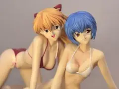 レイ＆アスカ ビーチサイドVer. ニューライン 1/6 フィギュア 2体