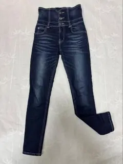 ENVYM ハイウエストスキニーパンツ　XS インディゴのサムネイル