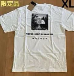 新品タグ付き店舗限定品ノースフェイスTシャツXLホワイト早いもの勝ち‼️