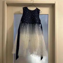 ネイビースパンコールドレス 130cm