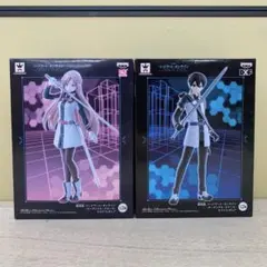［未開封、開封品］劇場版SAO アスナ キリト フィギュア 2点セット